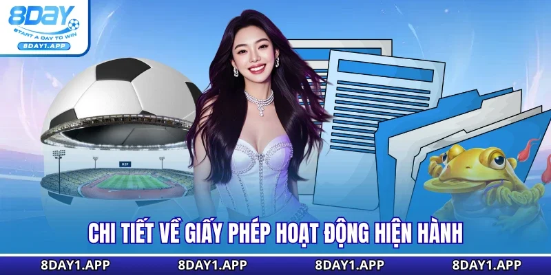 Chi tiết về giấy phép hoạt động hiện hành