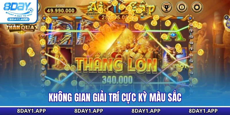 Không gian giải trí cực kỳ màu sắc