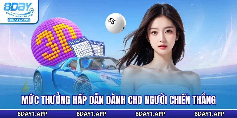 Mức thưởng hấp dẫn dành cho người chiến thắng