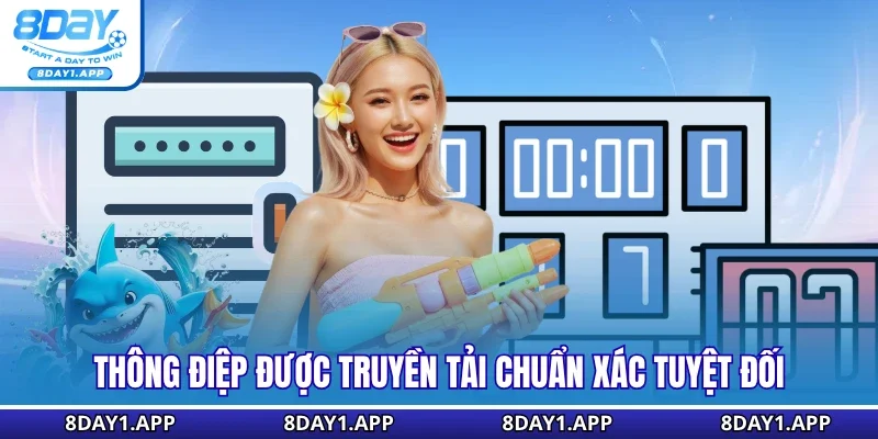 Thông điệp được truyền tải chuẩn xác tuyệt đối